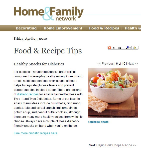 Article about food – Gezondheid en goede voeding